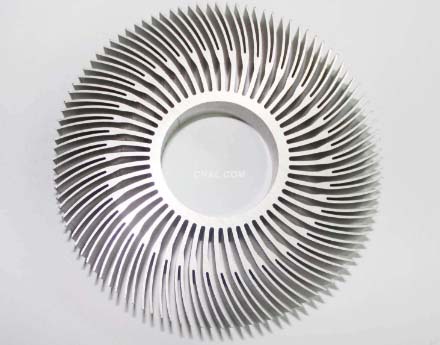 靠擠壓工藝生產的插片散熱器要求